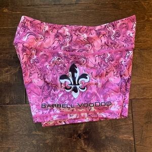 Crossfit booty shorts pink size xs